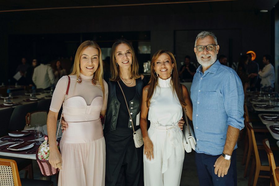 B&aacute;rbara Sganzerla Bordin, Esther Schattan, Kika Marder e Maur&iacute;cio Pinheiro Lima.