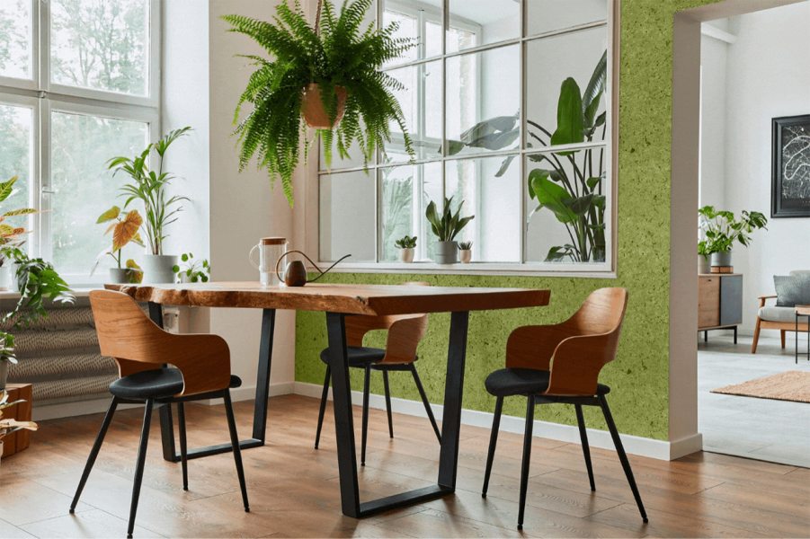 Organoid® — Avery Dennison Superfícies naturais com toque e aroma originais, feitas à mão e aplicáveis em paredes, vidros e mobiliário.