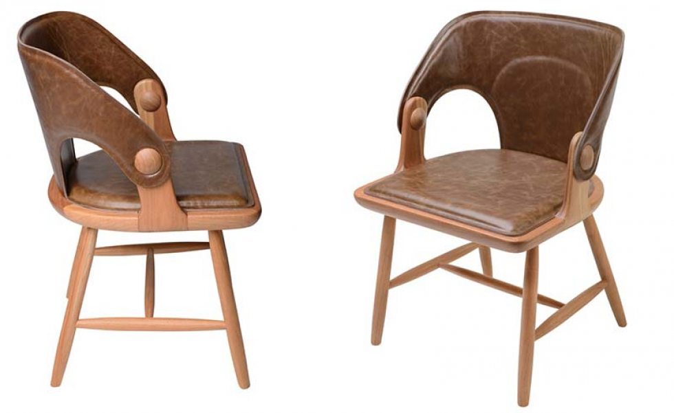 Cadeira Asa da designer Rejane Carvalho Leite, disponível na Ton Sur Ton
