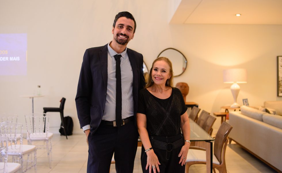 O diretor de marketing da GGV, Leonardo Beling, e a empresária Sonia Elias O diretor de marketing da GGV, Leonardo Beling, e a empresária Sonia Elias