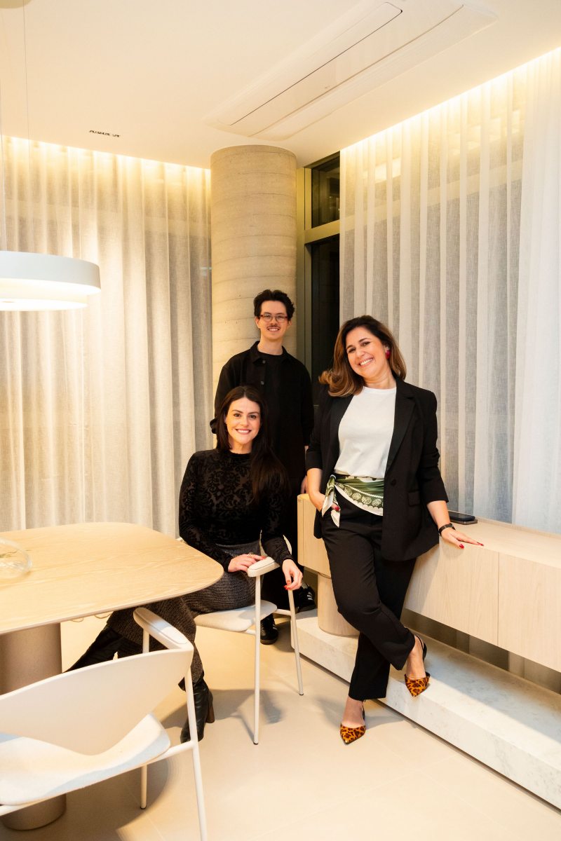 Ana Carla Wingert, Ronaldo Pithan e Thabata Martin.