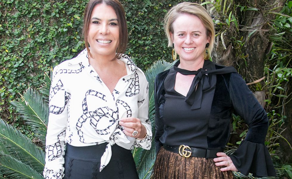 A empresária Márcia Almeida ao lado da Adriana Sypniewski, diretora da Grey House A empresária Márcia Almeida ao lado da Adriana Sypniewski, diretora da Grey House