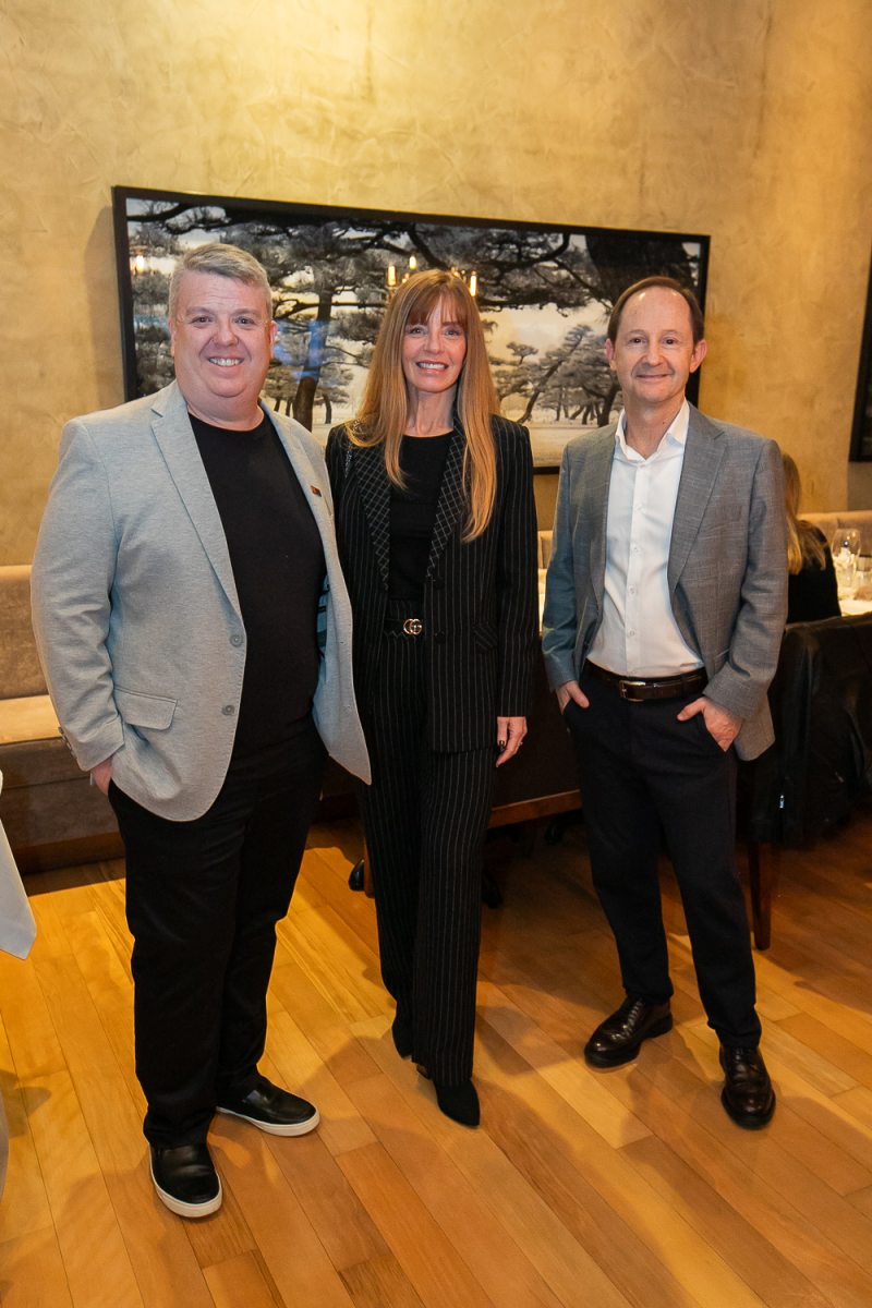 Juliano Hermes, Ana Letícia Virmond e Cesar Cini.