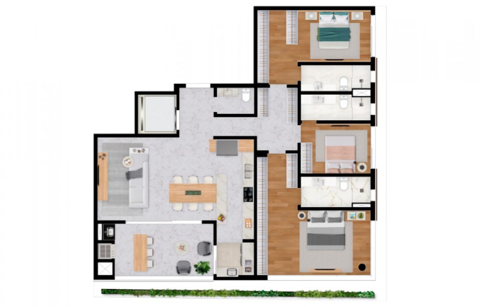  Apartamento tipo 177m²