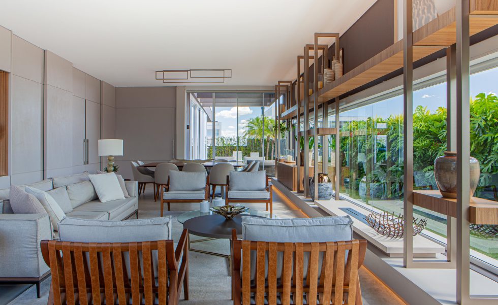 Casa incrível de 500 m² com jardim conectado aos espaços sociais  | Casa Sul