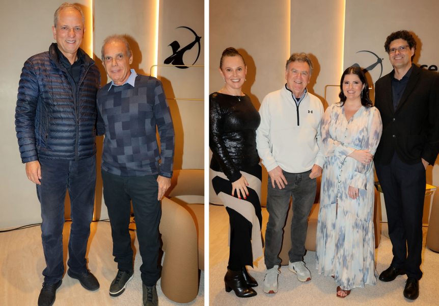Flavio Schiavon e Luiz Carlos Orsini.  Adriana Perin (Víncere), Carlos Canto, Thábata Gulin e Fernando Meira. Fotos Ryco.  