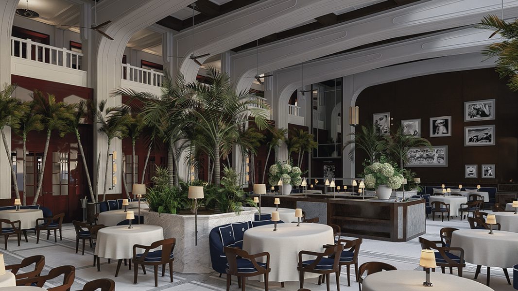 O projeto une o refinamento do estilo náutico italiano à atemporalidade das linhas Art Déco, resultando em uma estética elegante inspirada na histórica vida noturna de Punta del Este.