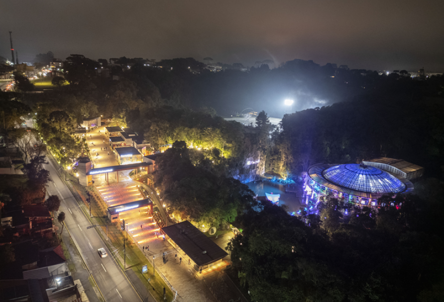 Rua da Música, entre a Ópera de Arame e a Pedreira, será o novo polo gastronômico da cidade. Foto Ricardo Marajó