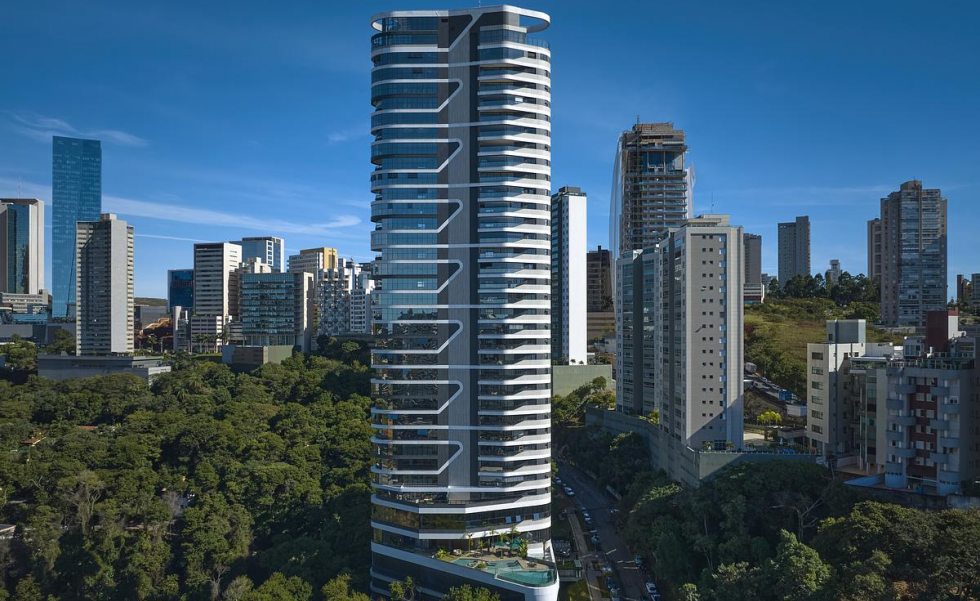 Edifício Miró, projetado pelo Studio Henrique Hoffman e localizado em Curimataí ? região de Buenópolis, Minas Gerais 