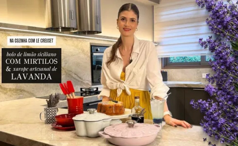 RECEITA: Bolo de Limão Siciliano com Mirtilos + Limonada com Xarope de Lavanda | Casa Sul