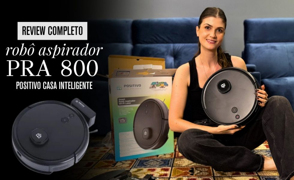 REVIEW: testamos o Smart Robô Aspirador PRA800 da Positivo Casa Inteligente | Casa Sul