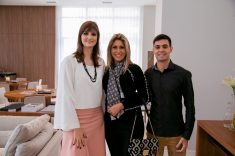 Julia Ribeiro de Campos, Cristiane Gusmão e Luan Gusmão