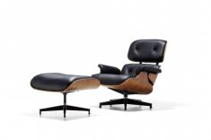 Poltrona e Otomana Charles Eames, disponível no site Herman Miller