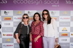 Jane Rocha, a coordenadora técnica do projeto, Rose Guazzi, e Suzane Simon