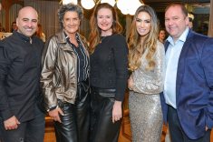 Arquiteto André Bertoluci, diretora da CASACOR PR, Marina Nessi, diretor-executiva da Artefacto Curitiba, Ingrid Moskalewski, sócia-proprietária da Todeschini Batel Silvia Ferreira e sócio-proprietário da Todeschini Batel Clair Milani.