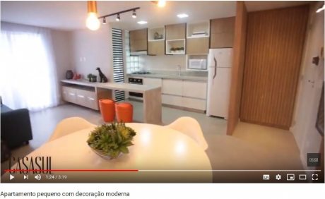 Apartamento pequeno com decoração moderna | Casa Sul