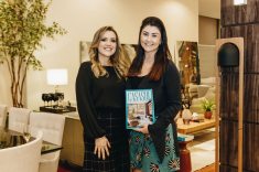 A empresária Lilian Flores Lima, da M.Decor e a designer de interiores Hellen Giacomitti