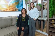 As designers Mauren Buest e Schaelly Campos
