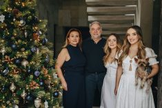 Adriana Del Gobbo e família
