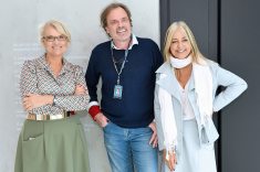 Rosicler Ribeiro de Campos, Arnd Kilian, diretor da Weiku, e Elaine Zanon, da Arquitetare