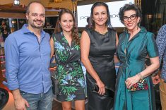 Eloir Albert Jr, Gisele Lopes, Danuza Lopes Ravaglio e Eliane Baptista