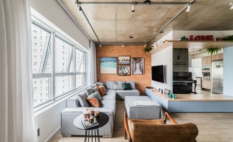 Apartamento de 72m² ganha décor industrial | Casa Sul