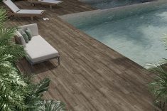 Porcelanato Série Madero, Roca Cerámica: reproduz a aparência da madeira natural e é indicado áreas molhadas graças ao acabamento ABS.