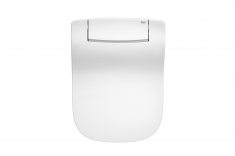 Da Roca, assento Multiclean® Premium Soft, compatível com os modelos de bacias sanitárias Debba Square, GAP e Dama-N e o Multiclean® Premium Round, indicado para os modelos de bacias sanitárias Debba Round e Nexo.