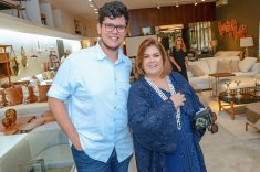 O arquiteto André Henning e a estilista Martha Medeiros 