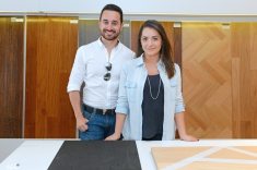 Os arquitetos Gisela Miró e Rafael Carvalho